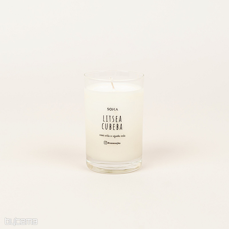 LITSEA CUBEBA scented soy candle