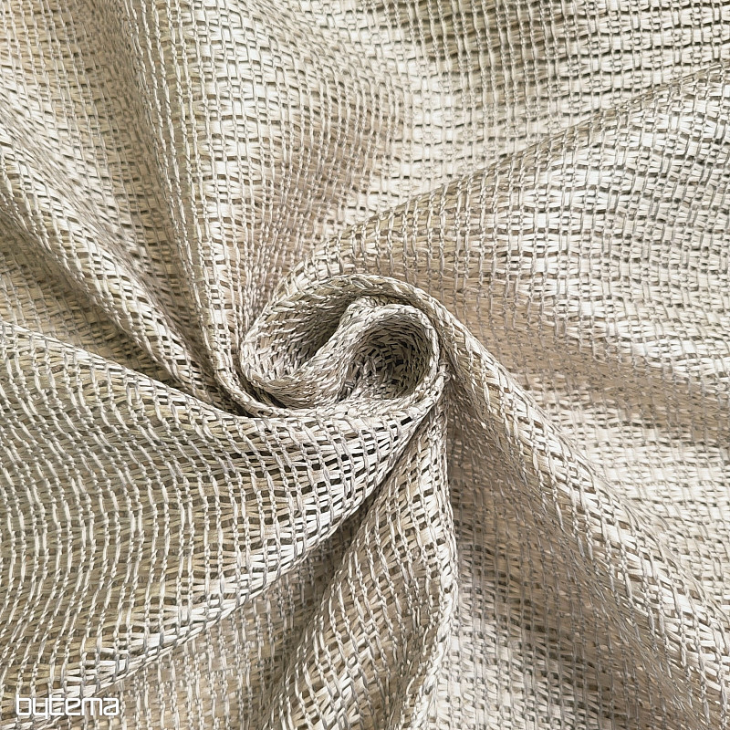 Luxury curtain GERSTER 11897/330/0040 dark beige