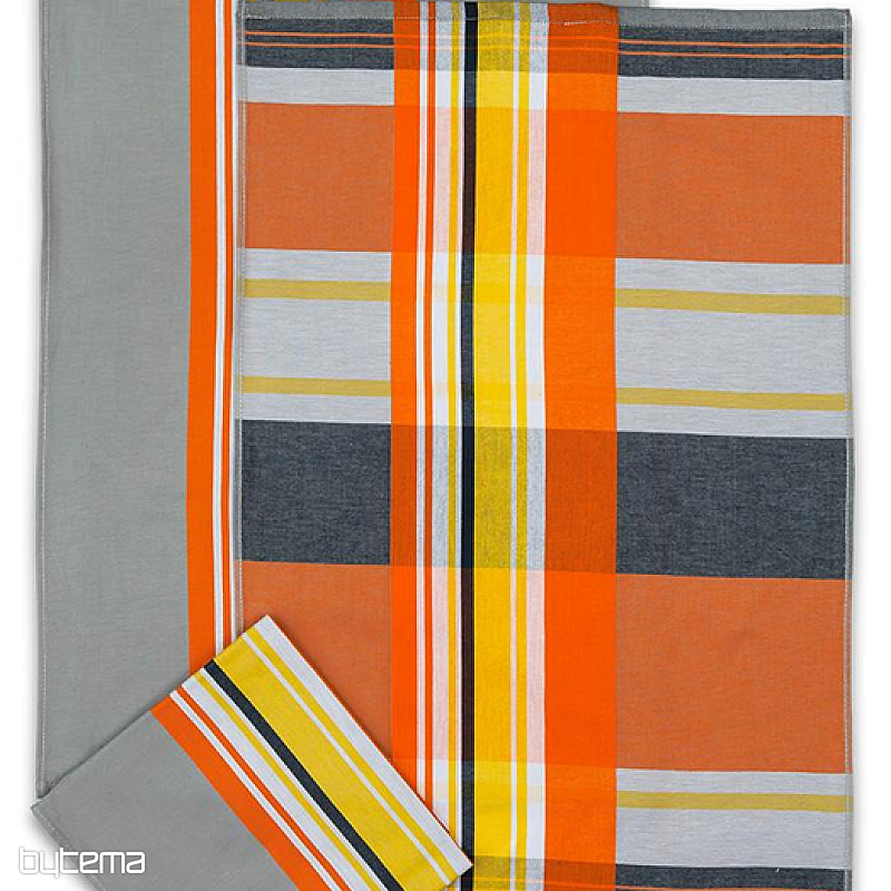 Jacquard tea towels MIX GREY-ORANGE