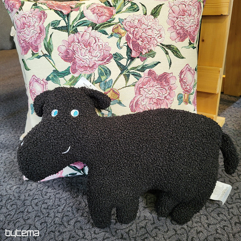 Plush toy BLACK DOG
