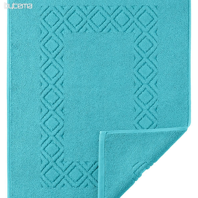 Terry bath mat DENVER turquoise