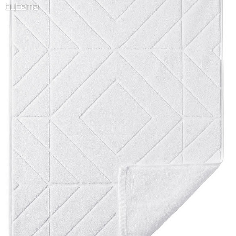 MALIBU terry bath mats white