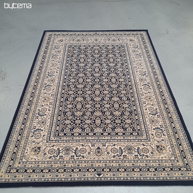 Woolen classic carpet ORIENT allover blue pattern