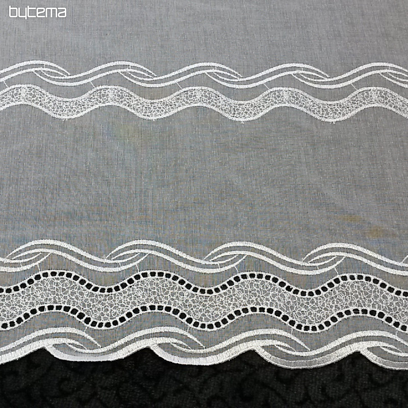 A modern embroidered curtain Wavelets