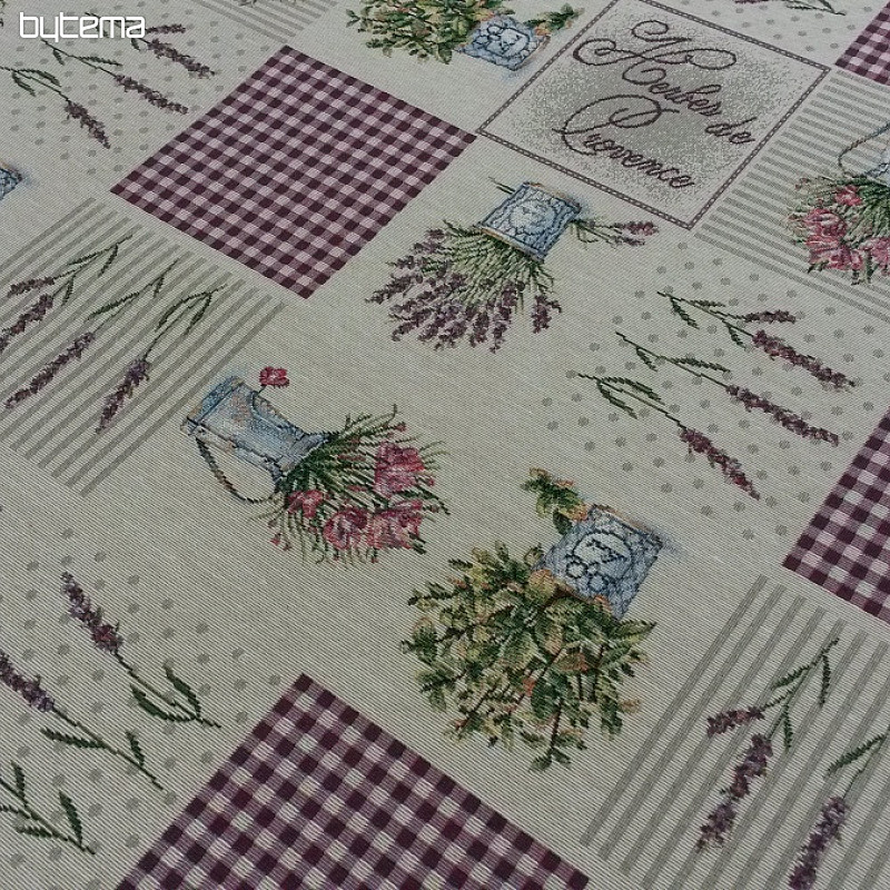 Tapestry fabric FLOWERS FROM PROVENCE