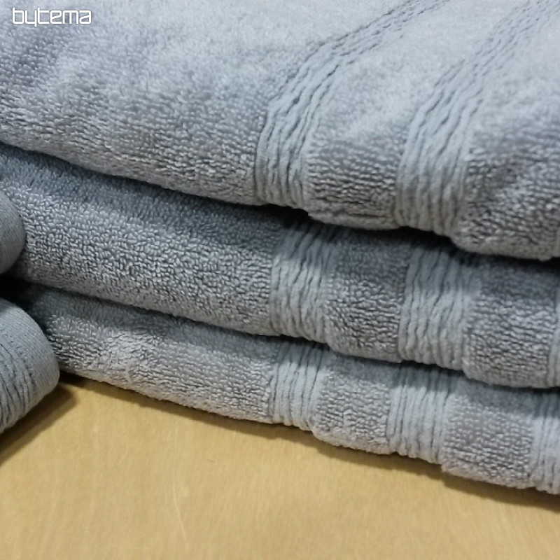 Luxurious towel EGERIA dark grey