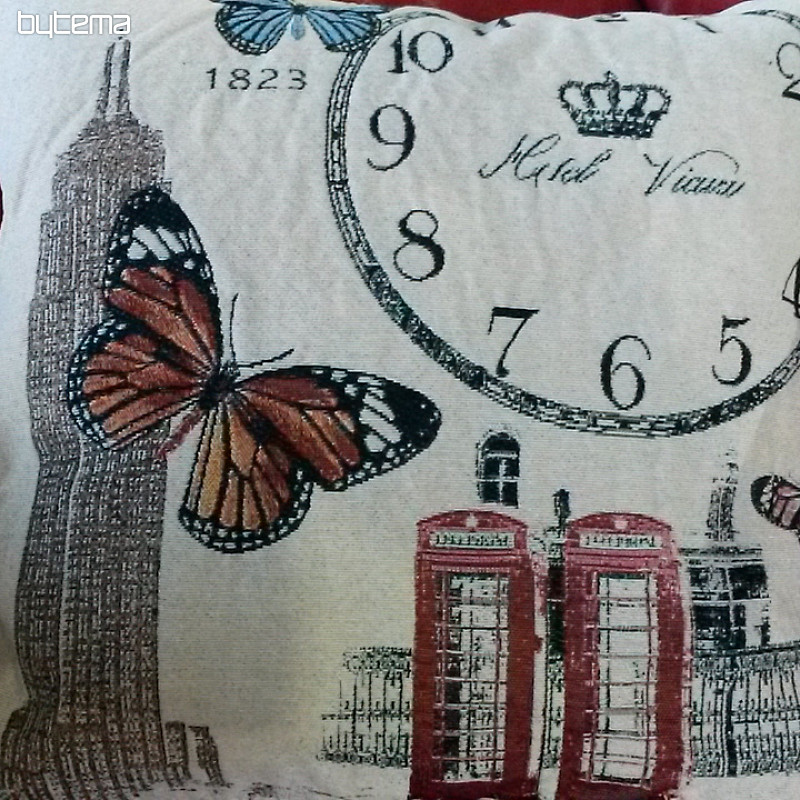 Decorative pillow-case PHONE BOOTH