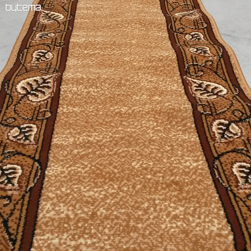 Carpet tread FELIKS leaves beige