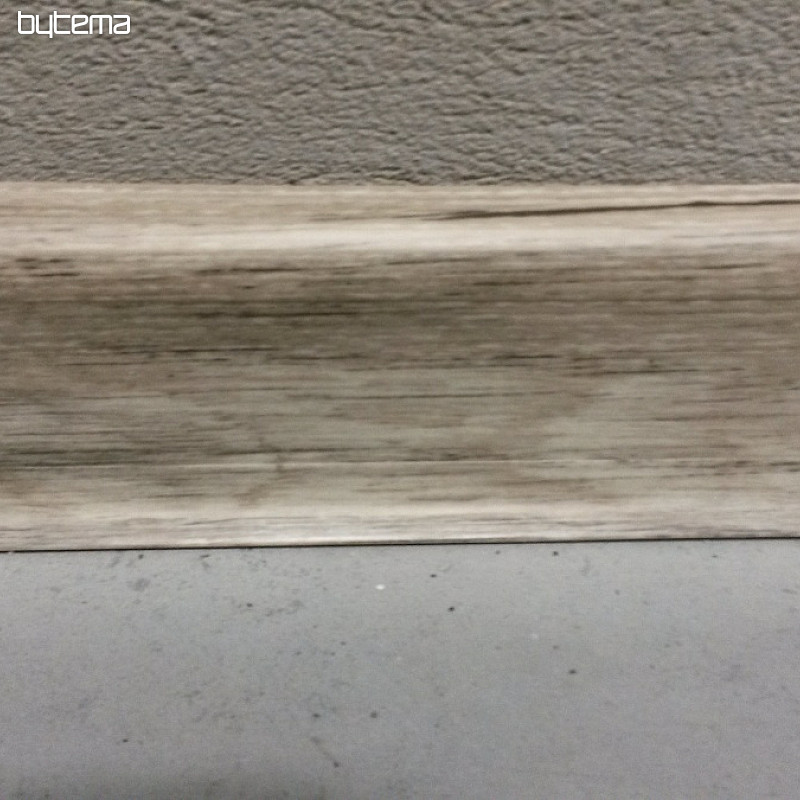 Floor molding DEKOR gray veneer 788