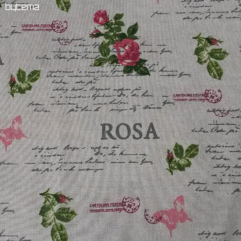 Decorative fabric CLOE ROSA 280 cm