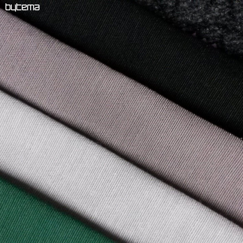 Decorative fabric one color LISO black
