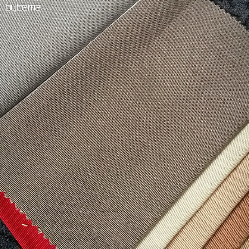 Unicolored decorative fabric LISO 109 taupe
