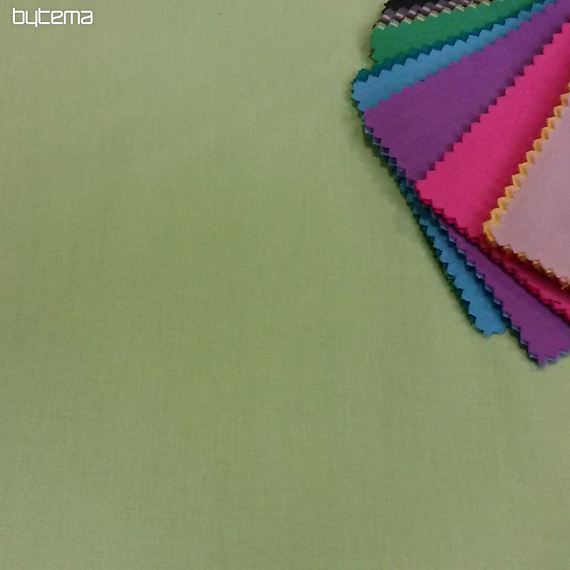 Cotton fabric UNI light green