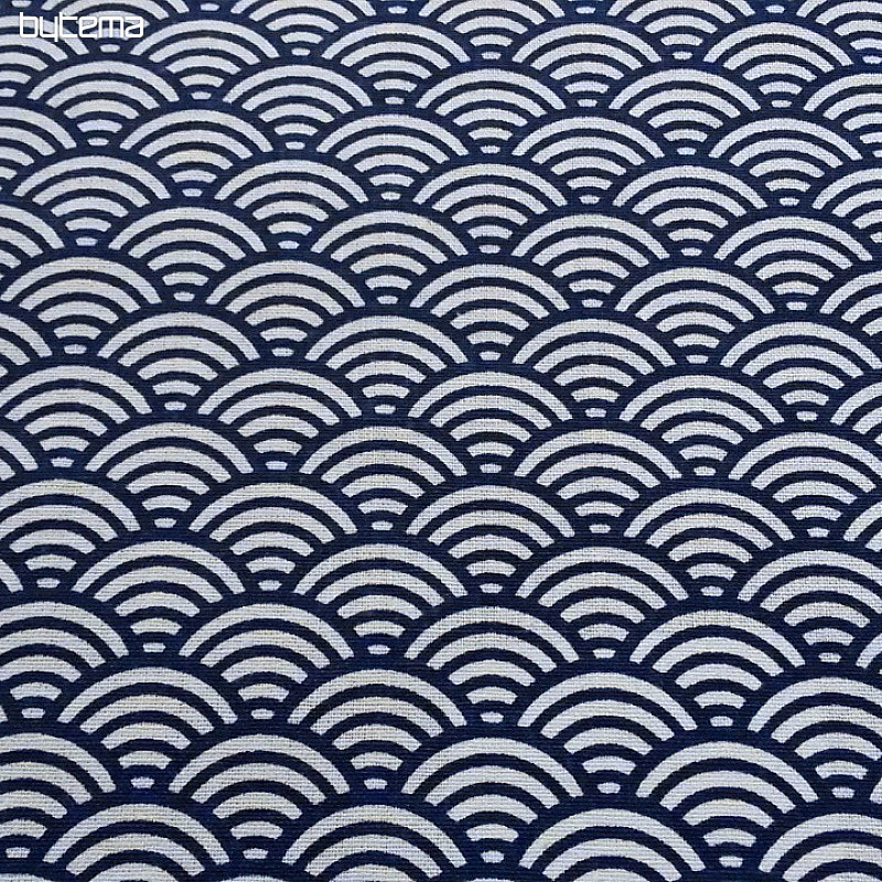 Decorative fabric SUSHIS indigo