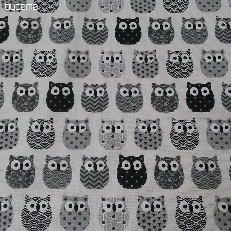 Decorative fabric MINI OWLS 8