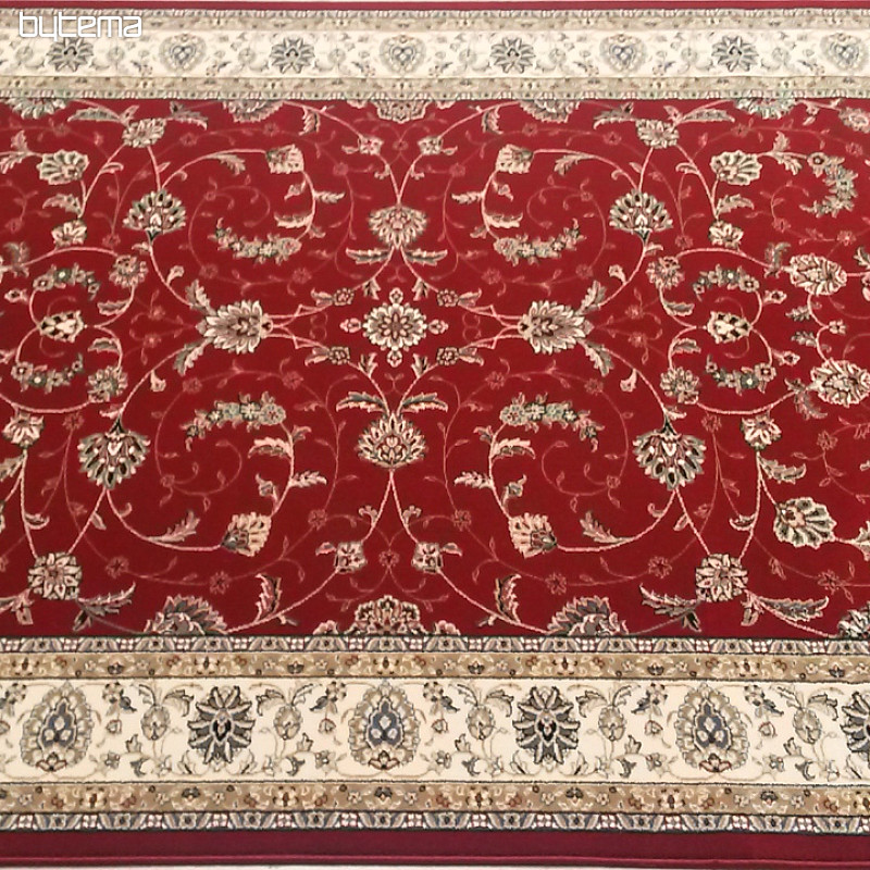 Woolen classic carpet DIAMOND red