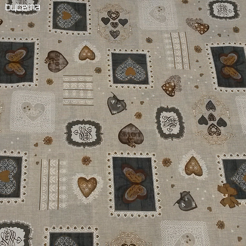 Decorative fabric CARLA grey