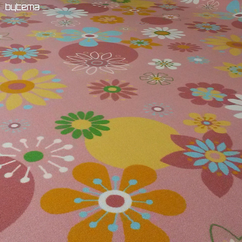 Children's carpet length FLOWERS