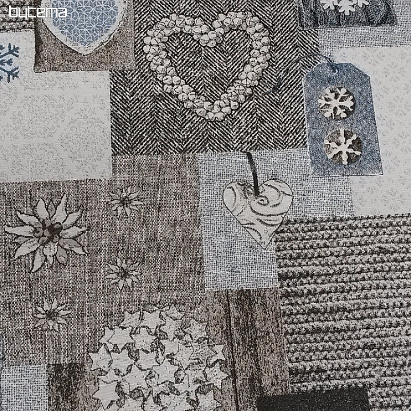 ICE HEART tapestry fabric