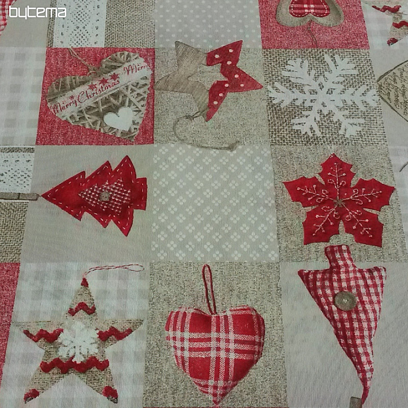 Decorative fabric SWEET CHRISTMAS