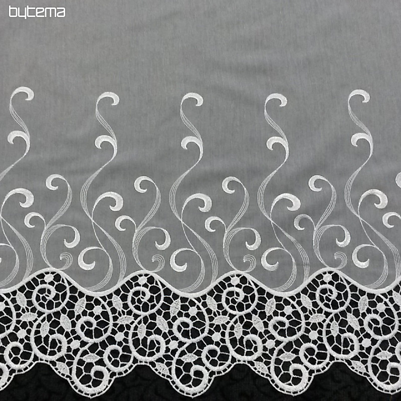 Modern embroidered curtain 004