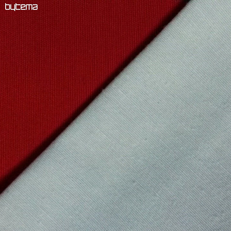 Unicolored decorative fabric LISO 91 white