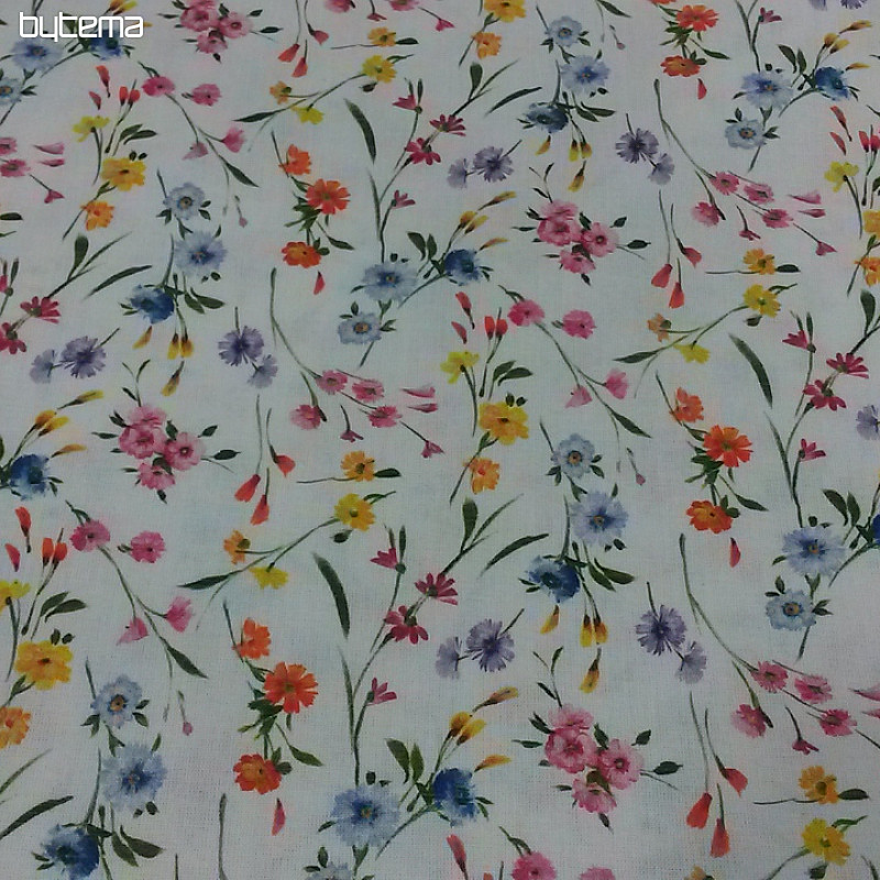 Cotton fabric JARDINS C multicolor