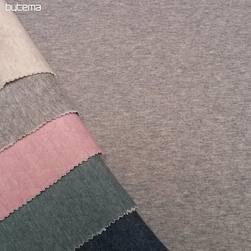 Cotton jersey LOSANGE grey