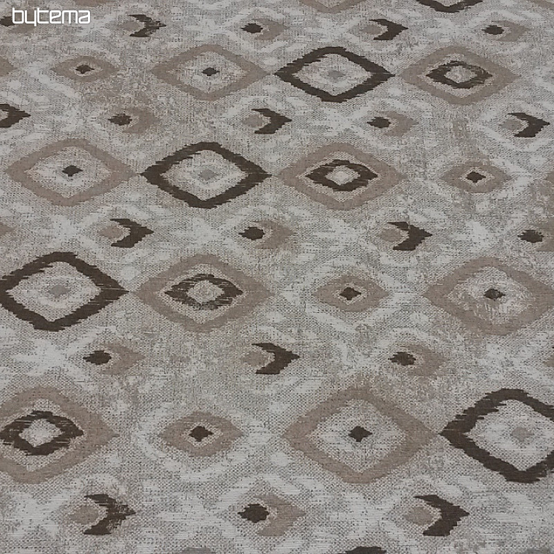 Decorative fabric TULUM ROMBO brown