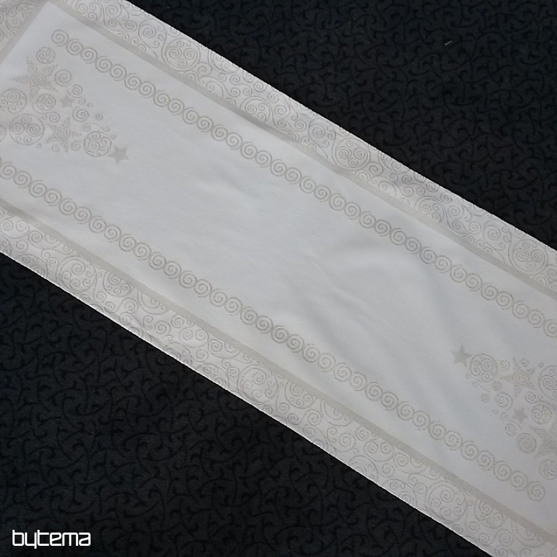 Christmas tablecloth ORNAMENT gold