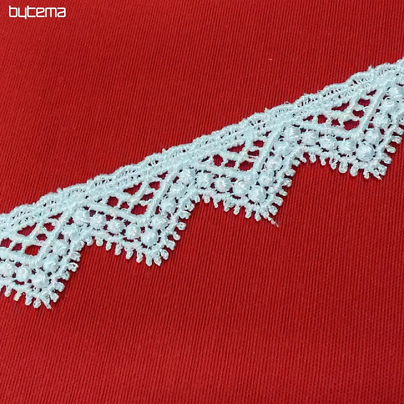 Macrame Lace 5451/0010 3 cm white