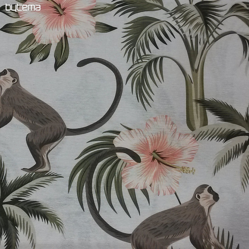 Decorative fabric AMERIKA monkey