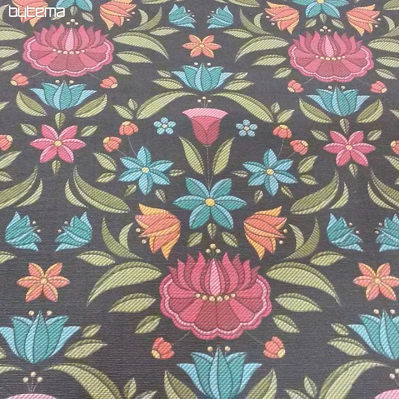 Decorative fabric  MARIE black