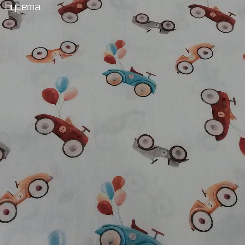 Children's cotton satin CARS digital printing
