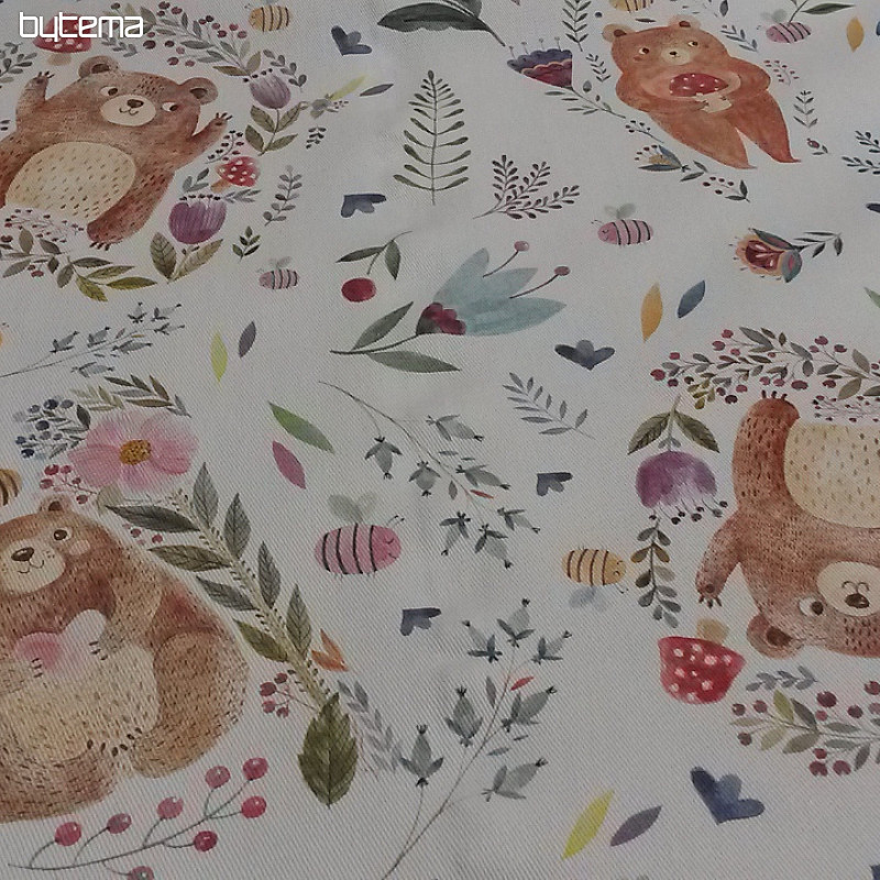 Children decorative fabric BEAR