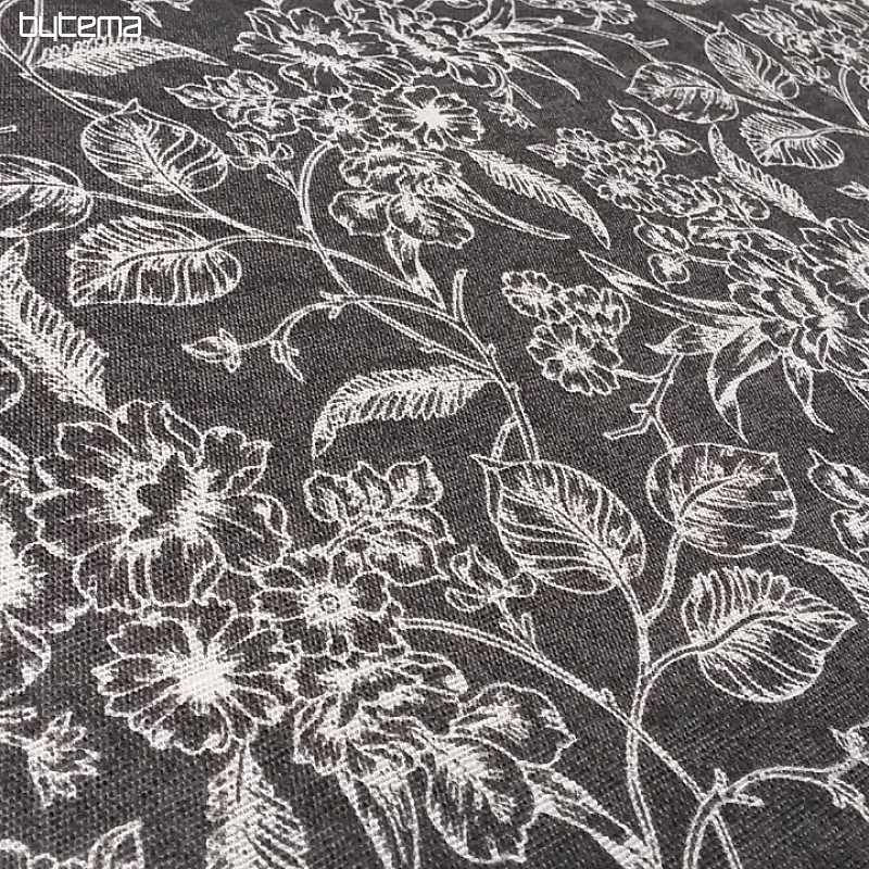 Decorative fabric  IZAL black