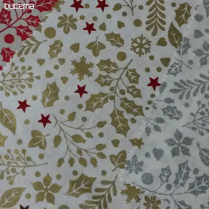 Cotton fabric CESMINA gold