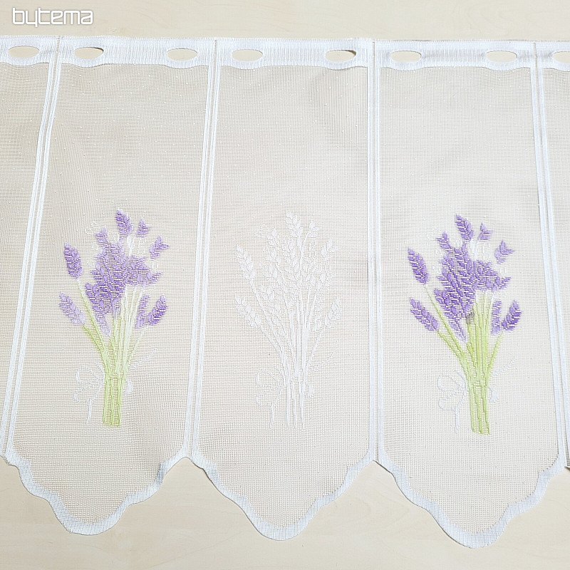 Jacquard curtain for stained glass LAVENDER