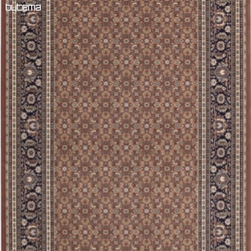 Woolen classic carpet ORIENT allover pink pattern