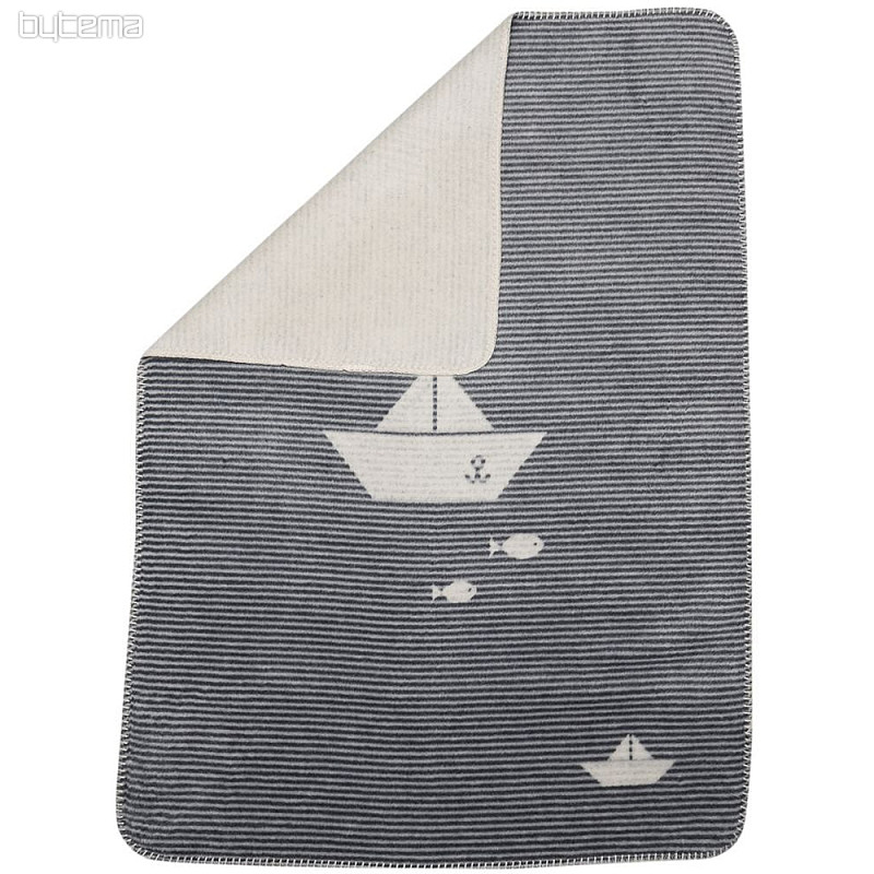 Children's cotton blanket DF Boat 100x75