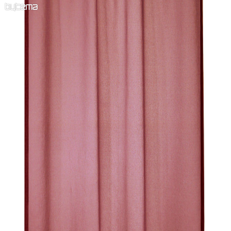 Light decorative curtain DIEGO terracotta 135x245