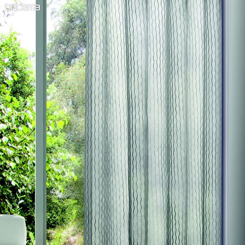 Light decorative curtain OTTO anthracite 135x245