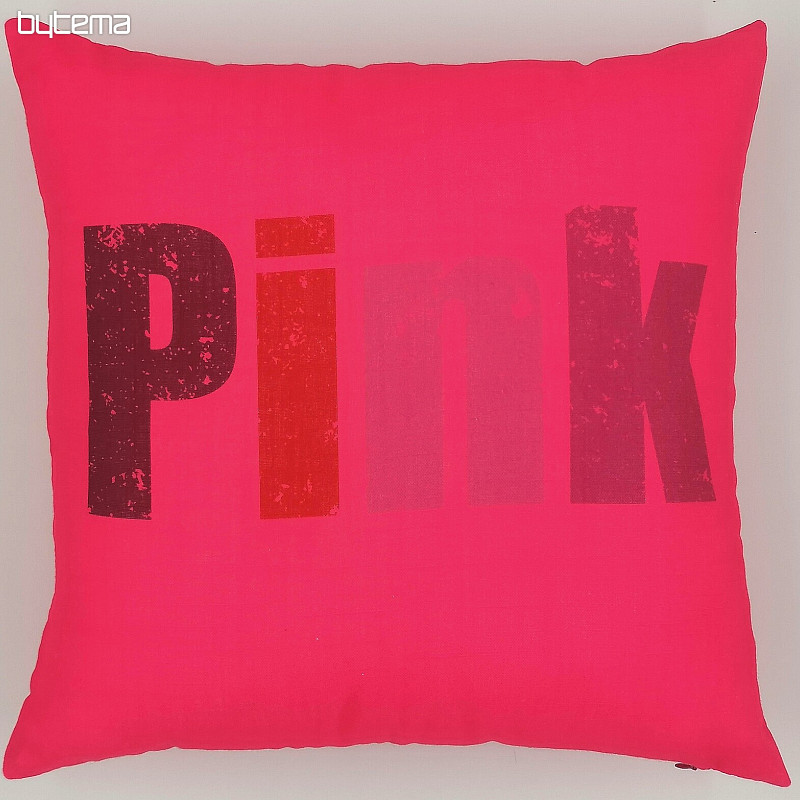Decorative cushion cover COLORS PINK