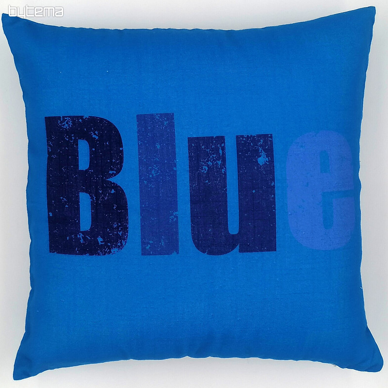 Decorative cushion cover COLORS BLUE