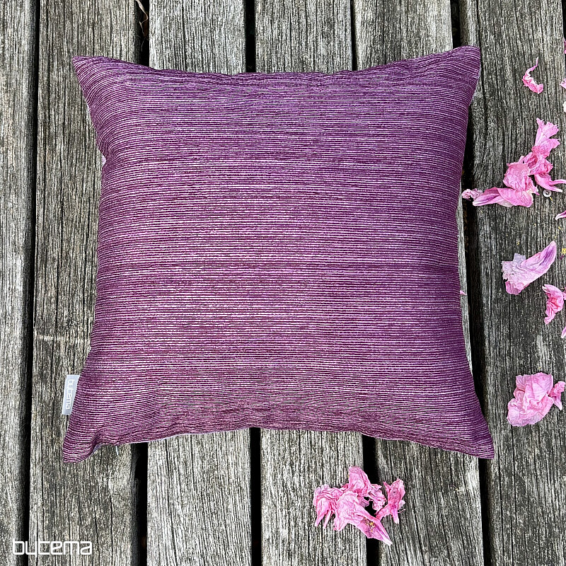 Chenille pillow-case ELIA purple