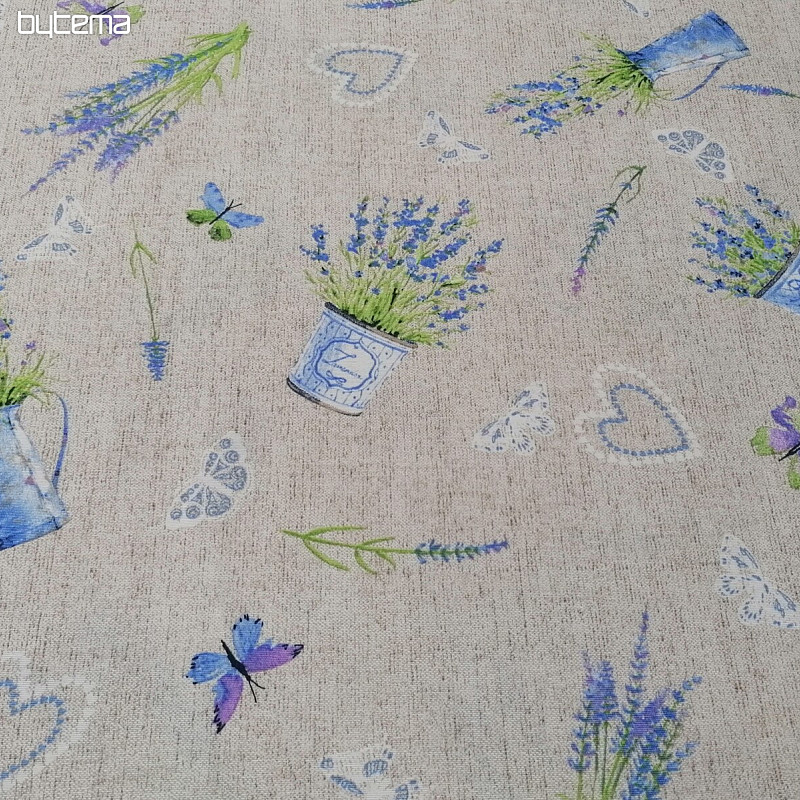 Decorative fabric LAVENDER blue