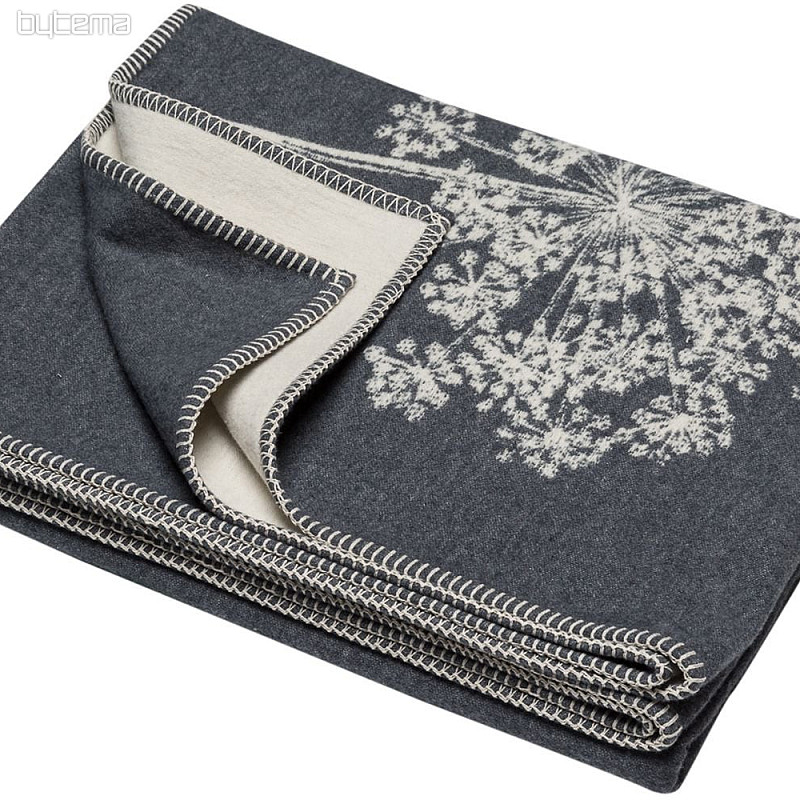 Cotton blanket DF JADE ANTHRACITE