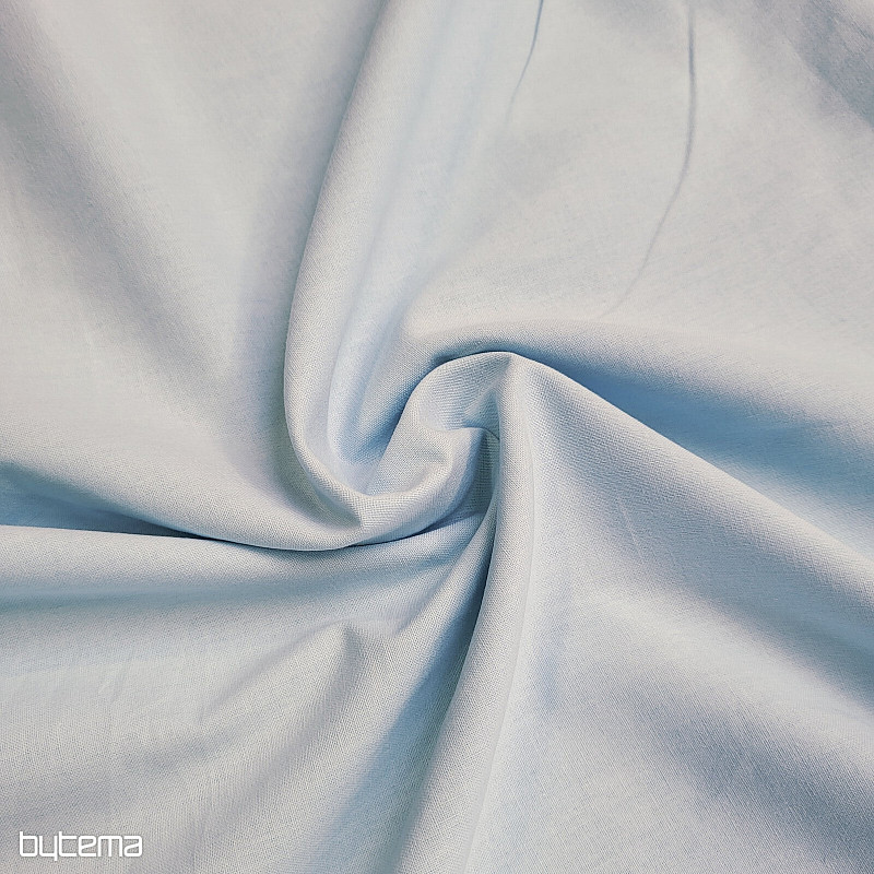 Cotton fabric UNI light blue