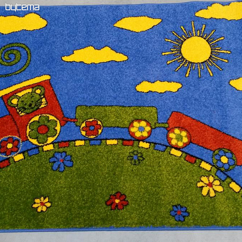 Children's piece rug LOCOMOTIVE! Last piece !