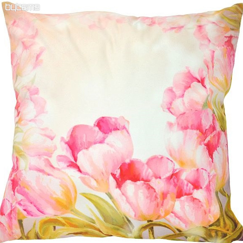 Decorative pillow-case FLOWERING TULIPANS